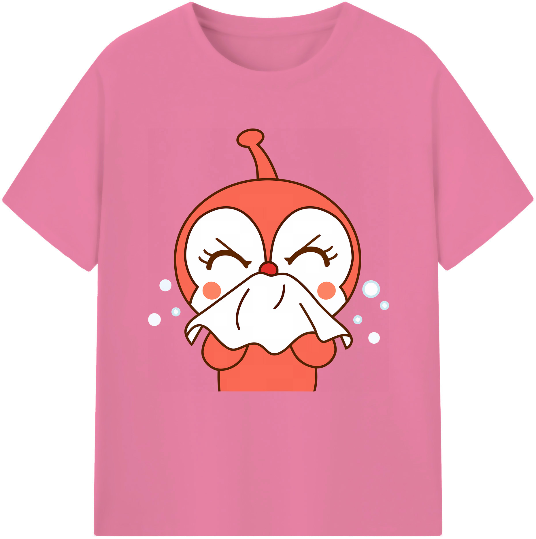 （画像用） アンパンマン Anpanman 綿100％半袖Tシャツ（フロントプリント）